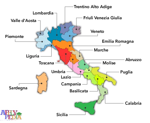 مناطق ایتالیا، The Region of Tuscany